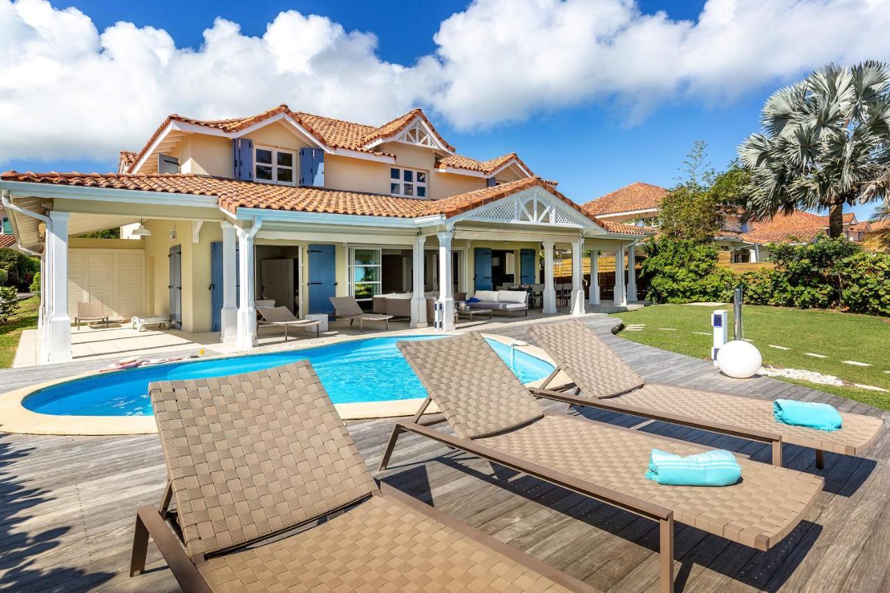 Villa Marine 5 Etoiles Sur La Plage Du Lagon A Deux Pas Du Golf Saint-Francois  Exterior photo