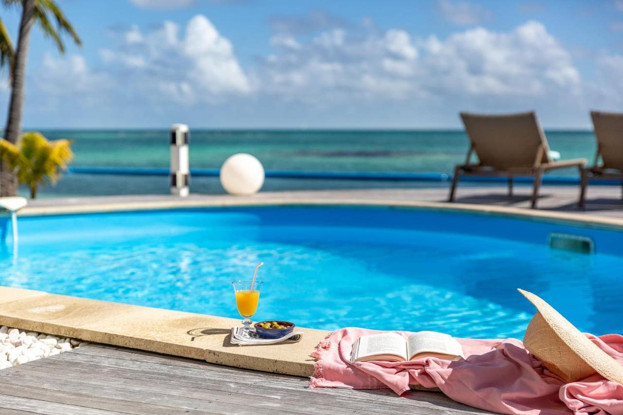 Villa Marine 5 Etoiles Sur La Plage Du Lagon A Deux Pas Du Golf Saint-Francois  Exterior photo