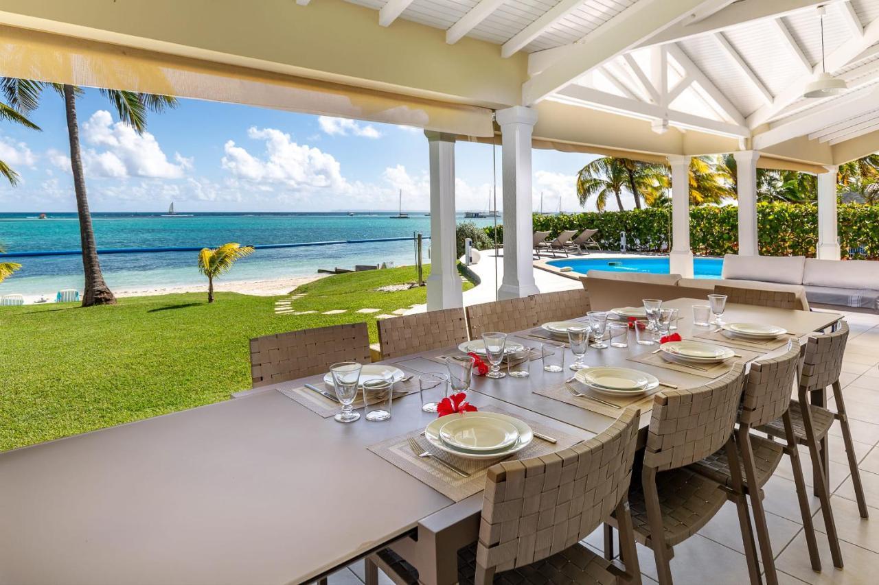 Villa Marine 5 Etoiles Sur La Plage Du Lagon A Deux Pas Du Golf Saint-Francois  Exterior photo