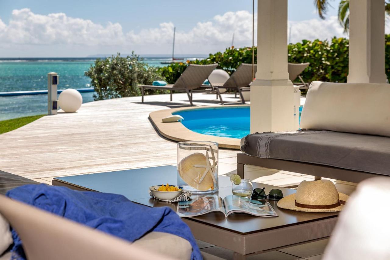 Villa Marine 5 Etoiles Sur La Plage Du Lagon A Deux Pas Du Golf Saint-Francois  Exterior photo