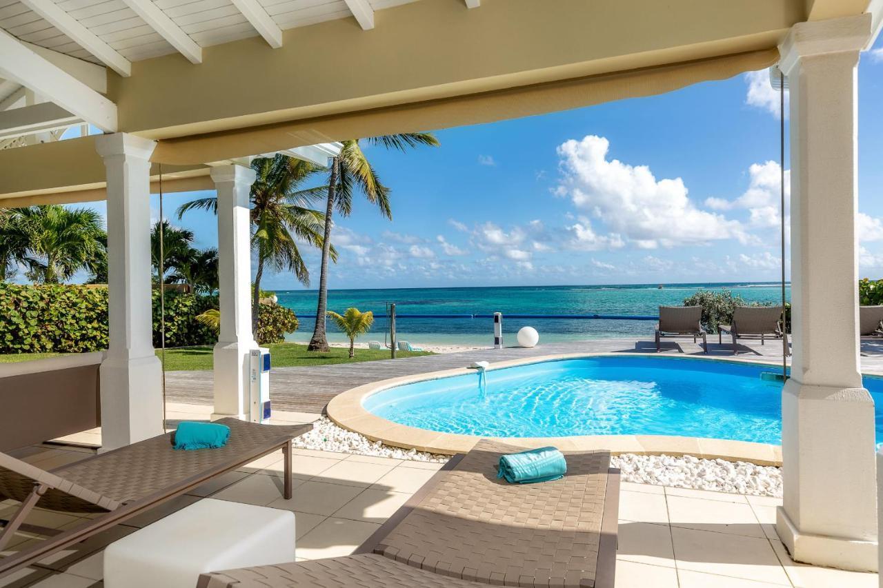 Villa Marine 5 Etoiles Sur La Plage Du Lagon A Deux Pas Du Golf Saint-Francois  Exterior photo