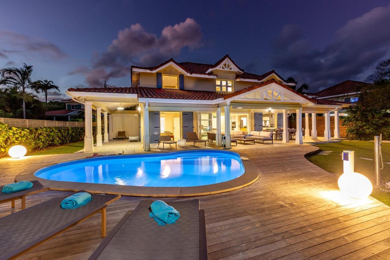 Villa Marine 5 Etoiles Sur La Plage Du Lagon A Deux Pas Du Golf Saint-Francois  Exterior photo