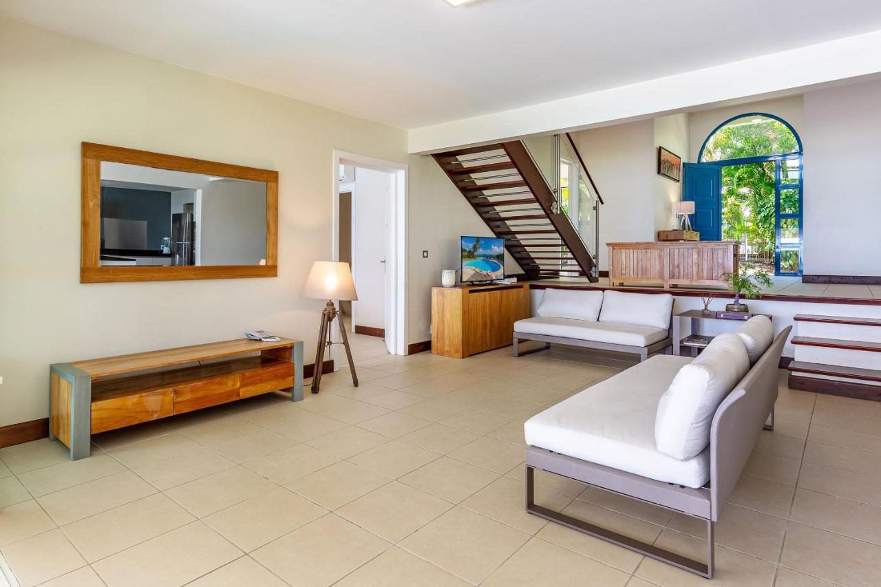 Villa Marine 5 Etoiles Sur La Plage Du Lagon A Deux Pas Du Golf Saint-Francois  Exterior photo